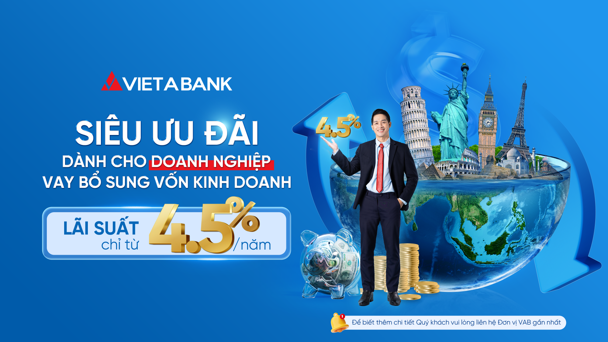 SIÊU ƯU ĐÃI DÀNH CHO KHÁCH HÀNG DOANH NGHIỆP VAY BỔ SUNG VỐN KINH DOANH