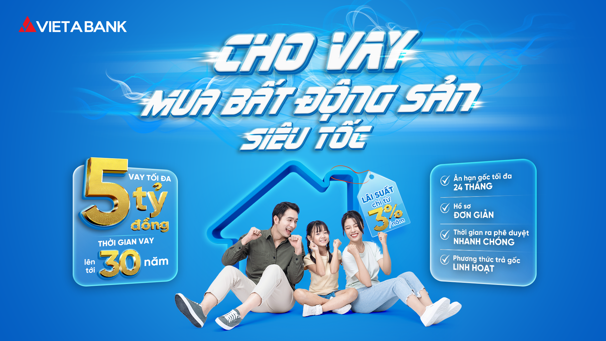 VietABank ra mắt sản phẩm "Vay mua nhà siêu tốc" – Giải pháp tài chính ưu Việt cho giấc mơ an cư