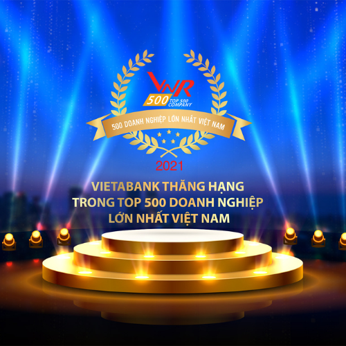 VietABank thăng hạng trong TOP 500 doanh nghiệp lớn nhất Việt Nam.
