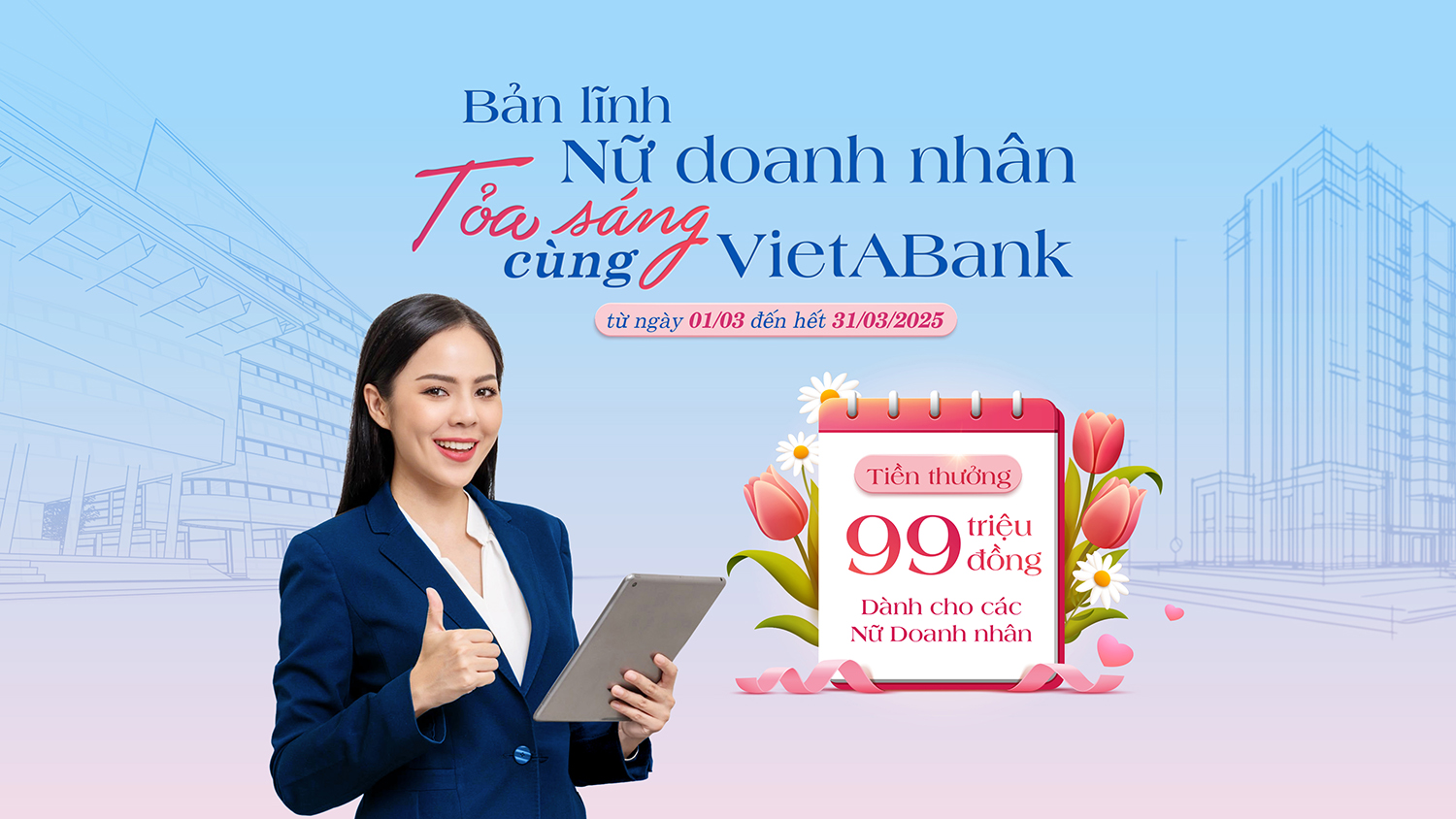 BẢN LĨNH NỮ DOANH NHÂN – CÙNG VIETABANK TỎA SÁNG