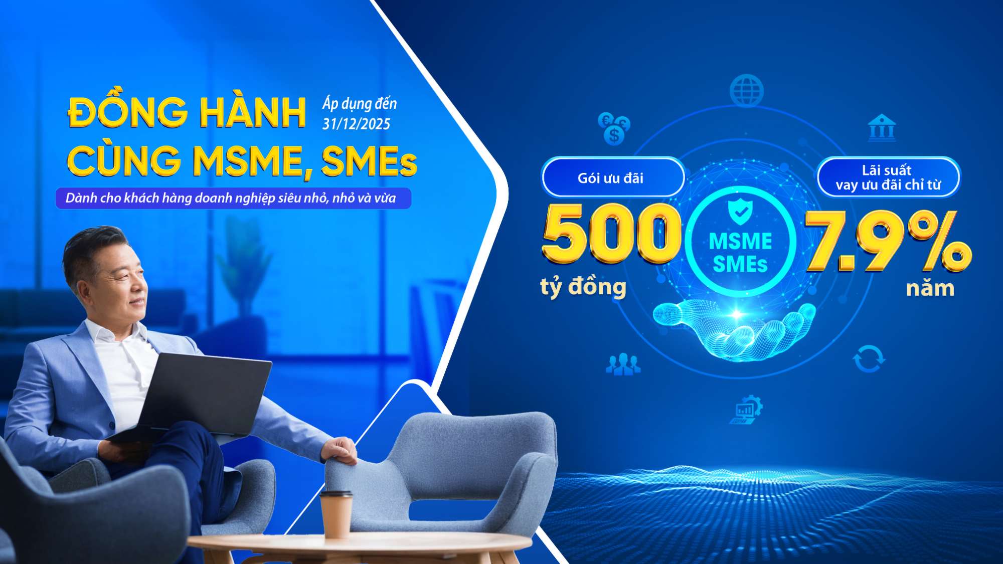 VIETABANK TRIỂN KHAI GÓI ƯU ĐÃI 500 TỶ ĐỒNG – ĐỒNG HÀNH CÙNG DOANH NGHIỆP VỪA VÀ NHỎ
